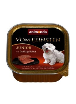 ANIMONDA Vom Feinsten Junior wątróbka drobiowa - mokra karma dla psa - 150 g