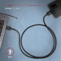 AXAGON BUMM3-AM10AB Kabel Micro-B USB USB-A 3.2 Gen 1, 1m, 3A, ALU, PVC Czarny