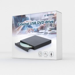 Gembird Napęd DVD na USB zew DVD-USB-04 Czarny