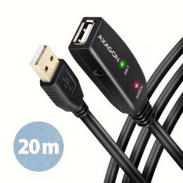 AXAGON Kabel ADR-220 USB 2.0 A-M -> A-F aktywny kabel przedłużacz/wzmacniacz 20m