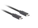 Lanberg Kabel USB-C M/M 3.1 gen 2 1M 10GB/S PD100W czarny