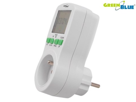 GreenBlue Timer cyfrowy GB107 GreenBlue 16 programów