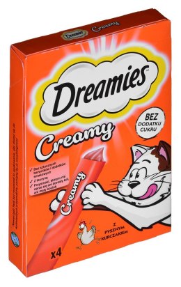 DREAMIES Creamy Kurczak - przysmak dla kota - 4x10 g