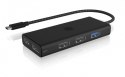 IcyBox Stacja dokująca IB-DK4011-CPD 9in1,HDMI,DP,CR,TYPE-C